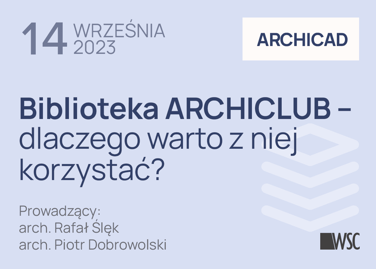 Archicad Biblioteka Szkolenie o narzędziach do Archicada