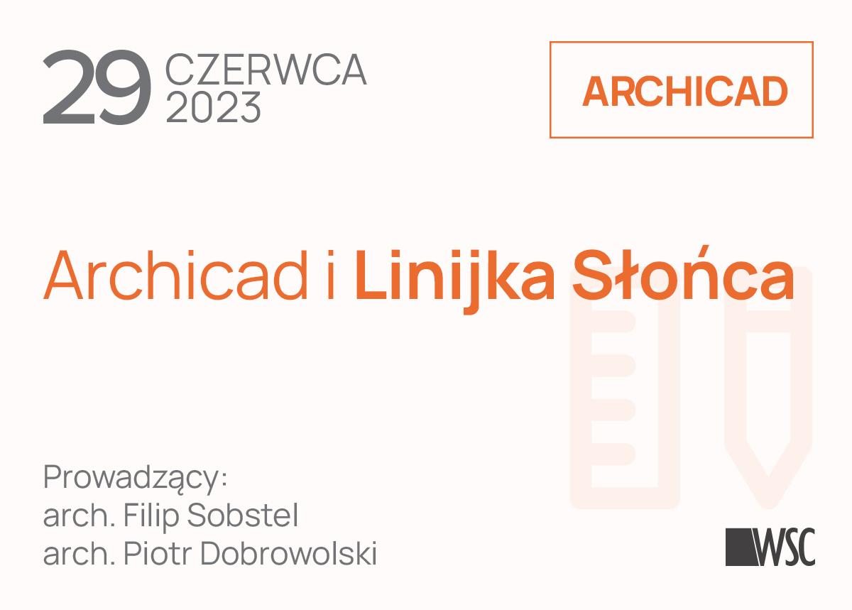 Archicad Linijka Slonca 29.06