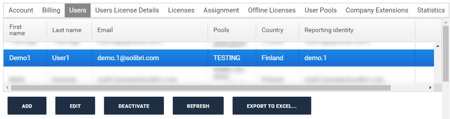 Solibri - zarządzanie użytkownikami programu