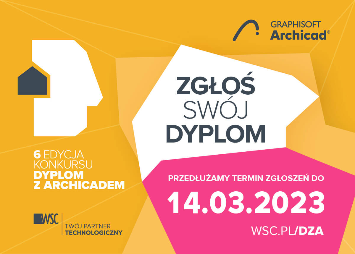 Dyplom z Archicdem 2023 Nowy Termin Skladania Prac