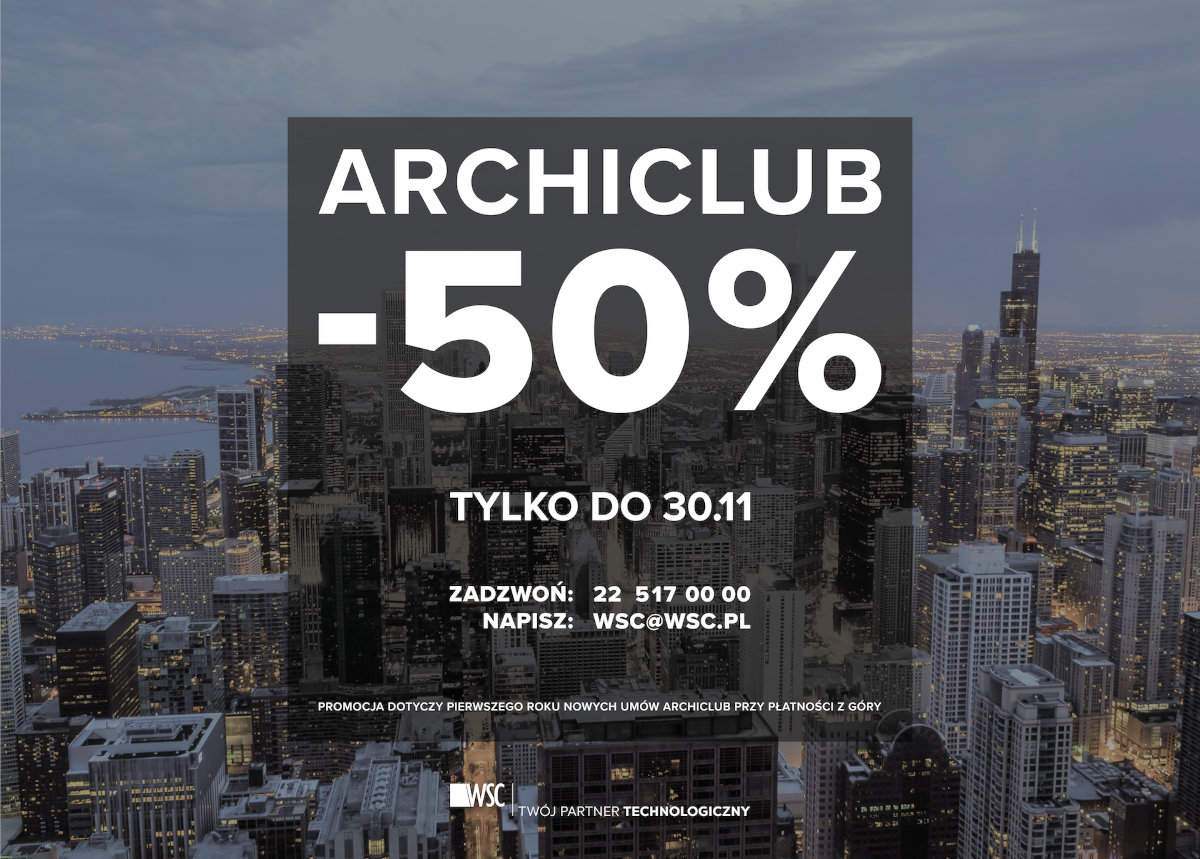Black Friday w WSC - Archicad ARCHICLUB