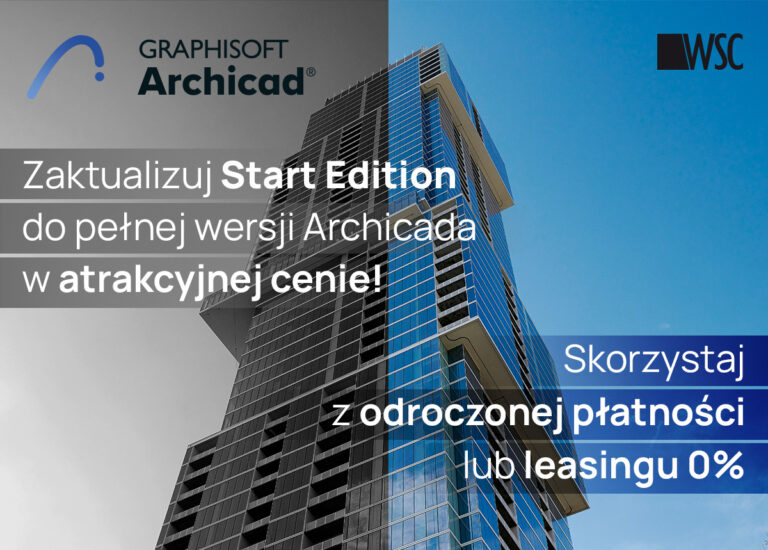 Aktualizacja Archicad Start Edition do pełnej wersji Archicada