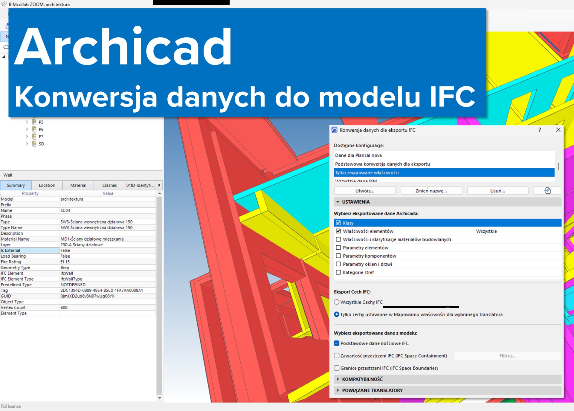 Konwersja Danych Do Modelu IFC