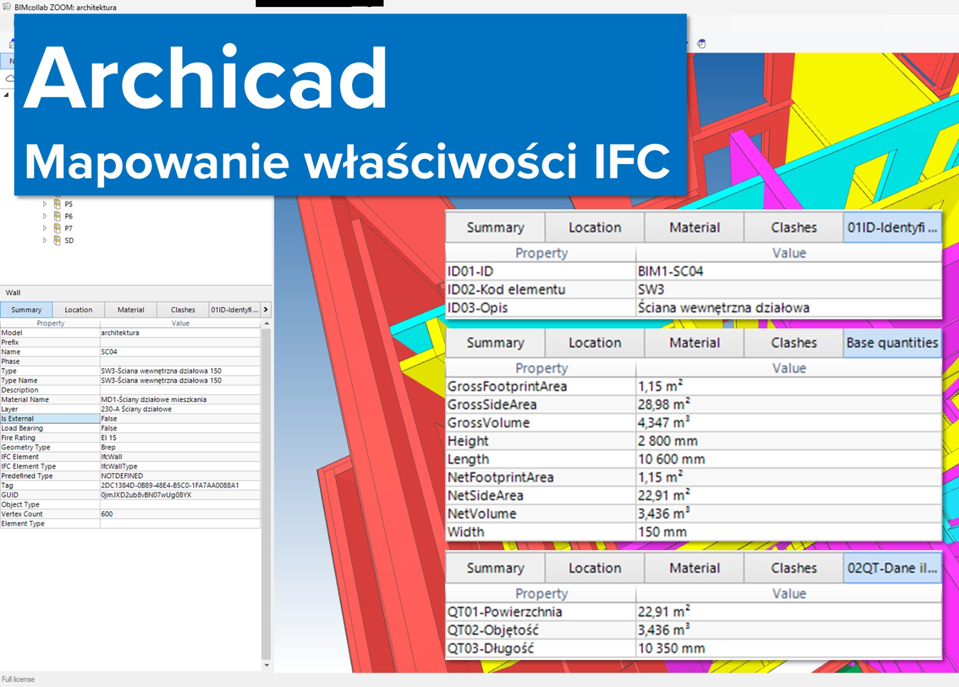 Mapowanie Właściwości IFC
